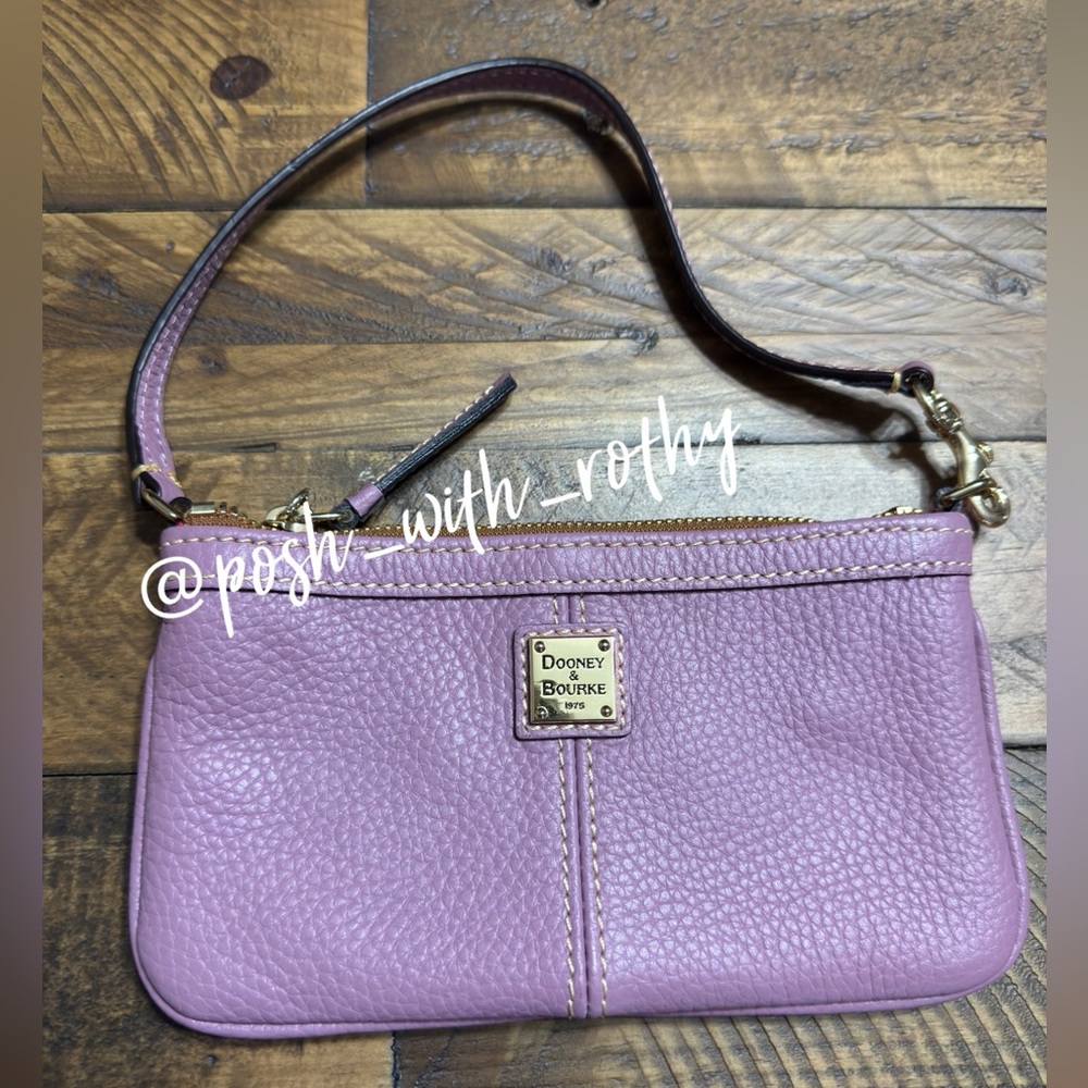 Dooney & Bourke Pebble Grain Large Slim Wristlet